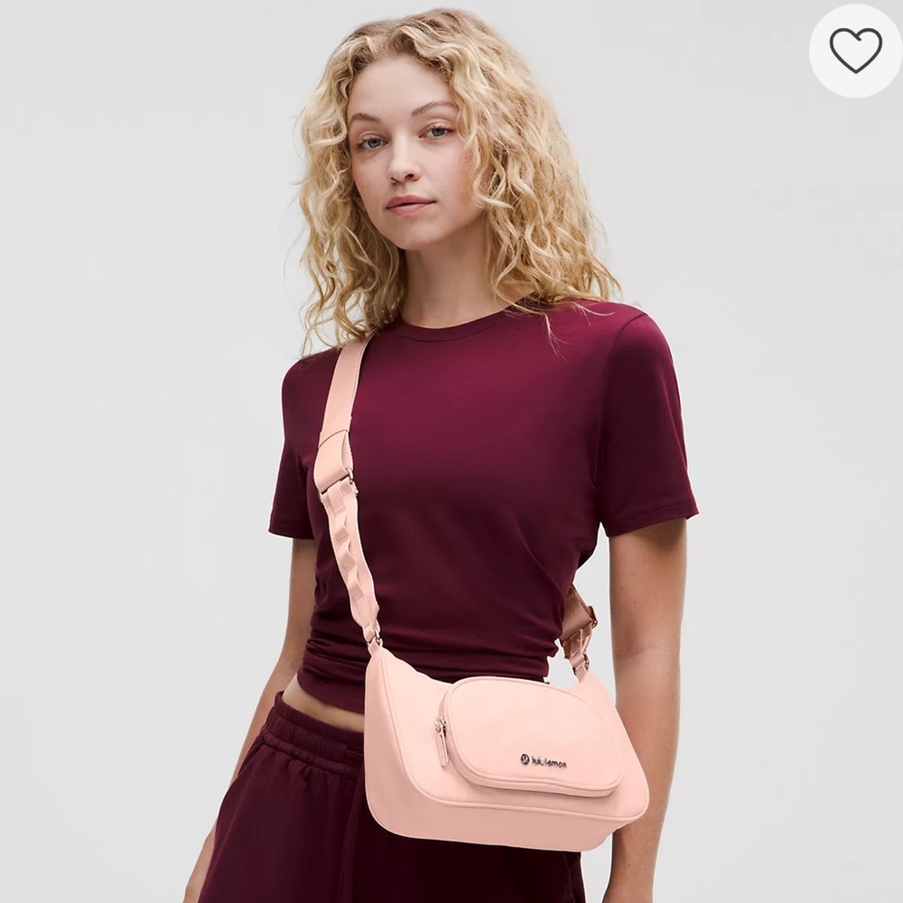 Lululemon Crossbody with Nano Pouch 2L in Flush Pink